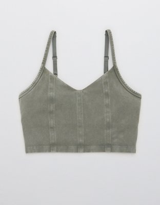 OFFLINE By Aerie Ribbed Square Neck Sports Bra