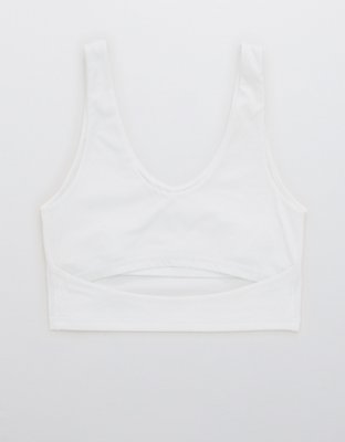 OFFLINE By Aerie Real Me Keyhole Back Longline Sports Bra