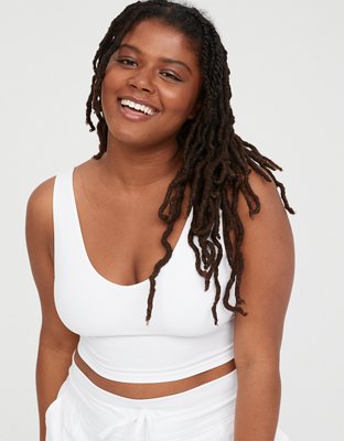 OFFLINE By Aerie Real Me Keyhole Back Longline Sports Bra