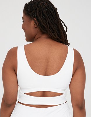 OFFLINE By Aerie Real Me Keyhole Back Longline Sports Bra