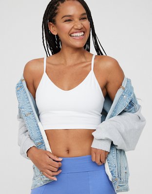 OFFLINE By Aerie The Hugger Halter Longline Sports Bra