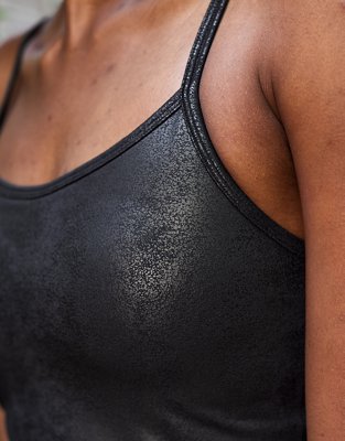 OFFLINE By Aerie The Hugger Crackle Racerback Sports Bra