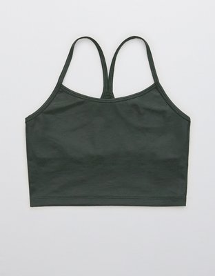 OFFLINE By Aerie The Hugger Crackle Racerback Sports Bra