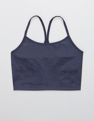 OFFLINE By Aerie The Hugger Crackle Racerback Sports Bra