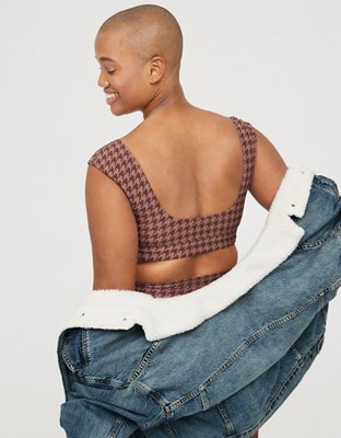 OFFLINE By Aerie Real Me Cap Sleeve Sports Bra
