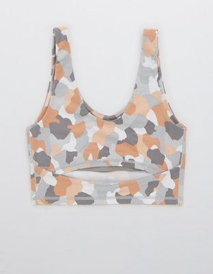 OFFLINE By Aerie Real Me Keyhole Back Longline Sports Bra