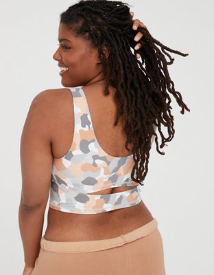 OFFLINE By Aerie Real Me Keyhole Back Longline Sports Bra