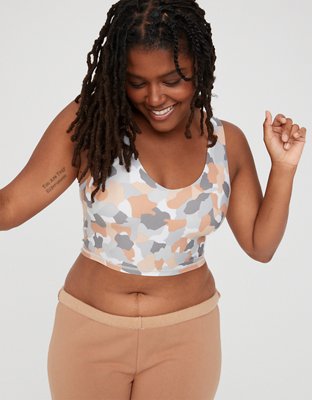 OFFLINE By Aerie Real Me Keyhole Back Longline Sports Bra