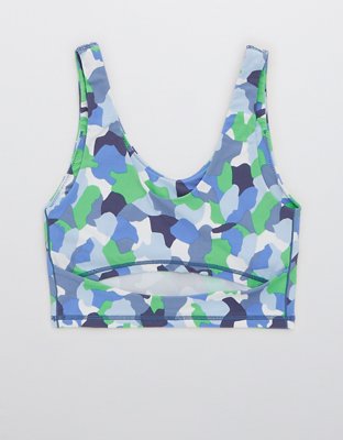 OFFLINE By Aerie Real Me Keyhole Back Longline Sports Bra