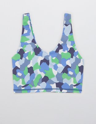 OFFLINE By Aerie Real Me Keyhole Back Longline Sports Bra