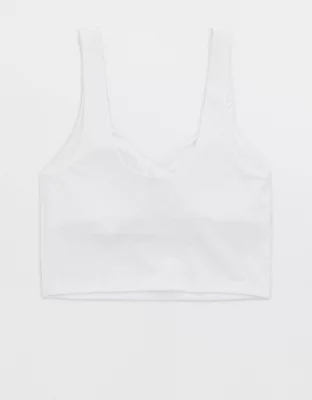 OFFLINE By Aerie Real Me Low Key Longline Sports Bra