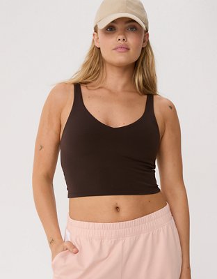 OFFLINE By Aerie Real Me Low Key Longline Sports Bra