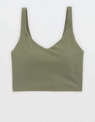 OFFLINE By Aerie Real Me Low Key Longline Sports Bra