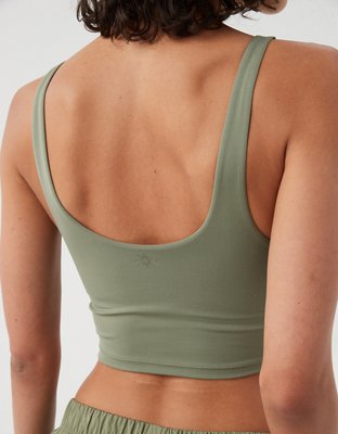 OFFLINE By Aerie Real Me Low Key Longline Sports Bra