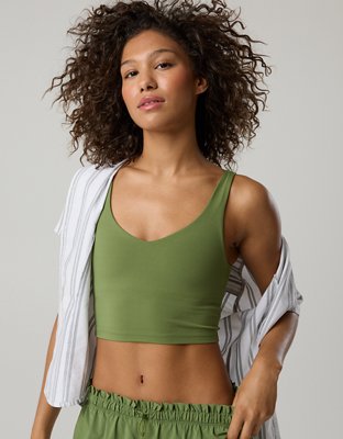 OFFLINE By Aerie Real Me Low Key Longline Sports Bra from American Eagle - $29.96