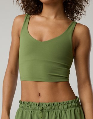OFFLINE By Aerie Real Me Low Key Longline Sports Bra