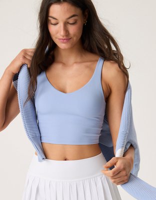 OFFLINE By Aerie Real Me Low Key Longline Sports Bra