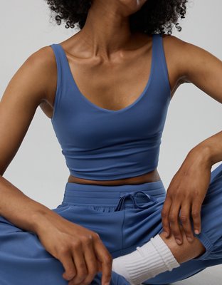 OFFLINE By Aerie Real Me Low Key Longline Sports Bra