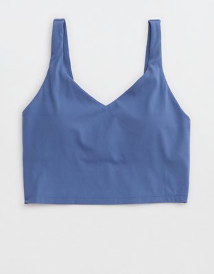 American Eagle By Aerie Real Me Low Key Longline Sports Bra