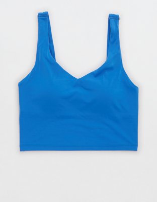 Hazy Blue LIMITED edition Razor back peek a boo sports bra