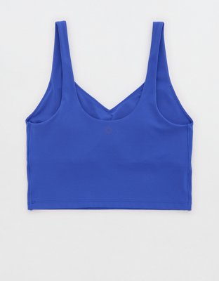 OFFLINE By Aerie Real Me Bra deportivo discreto de línea larga