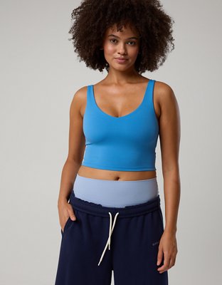 OFFLINE By Aerie Real Me Low Key Longline Sports Bra