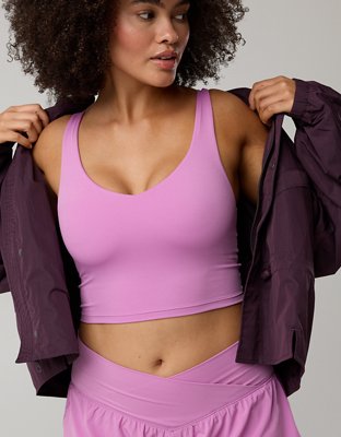 OFFLINE By Aerie Real Me Low Key Longline Sports Bra