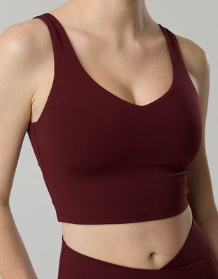 OFFLINE By Aerie Real Me Low Key Longline Sports Bra