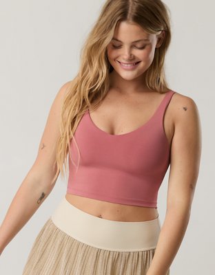 OFFLINE By Aerie Real Me Low Key Longline Sports Bra