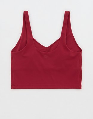 OFFLINE By Aerie Real Me Bra deportivo discreto de línea larga