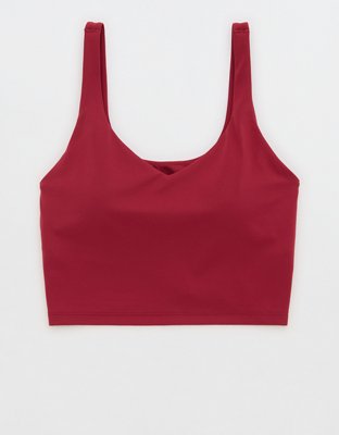 OFFLINE By Aerie Real Me Bra deportivo discreto de línea larga