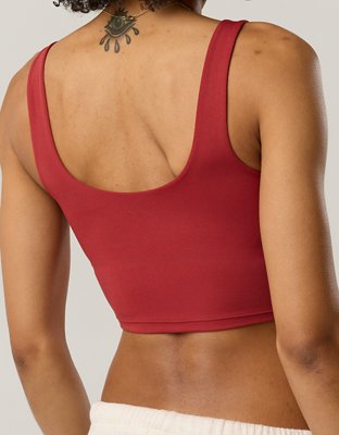 OFFLINE By Aerie Real Me Low Key Longline Sports Bra