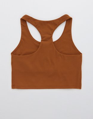 OFFLINE By Aerie Real Me Henley Longline Sports Bra