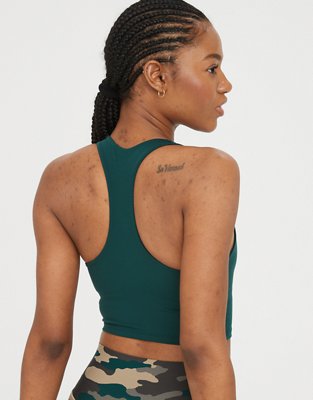 OFFLINE By Aerie Real Me Henley Longline Sports Bra