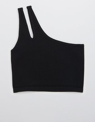 OFFLINE By Aerie Seamless One Shoulder Longline Sports Bra