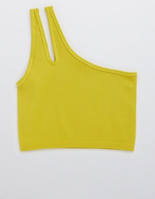 OFFLINE By Aerie Seamless One Shoulder Longline Sports Bra