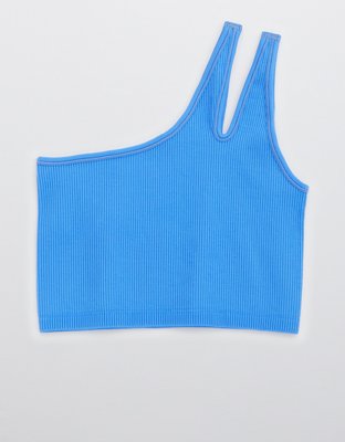 OFFLINE By Aerie Seamless One Shoulder Longline Sports Bra