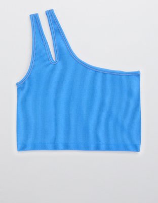 OFFLINE By Aerie Seamless One Shoulder Longline Sports Bra