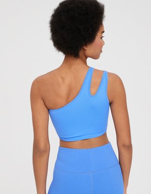 OFFLINE By Aerie Seamless One Shoulder Longline Sports Bra
