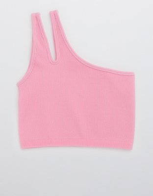OFFLINE By Aerie Seamless One Shoulder Longline Sports Bra