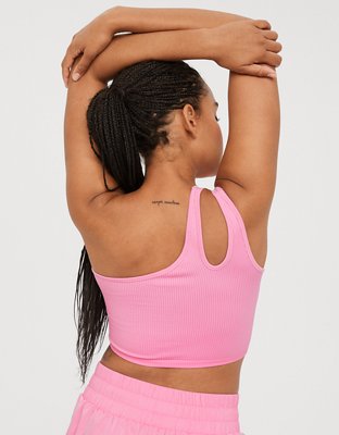 OFFLINE By Aerie Seamless One Shoulder Longline Sports Bra