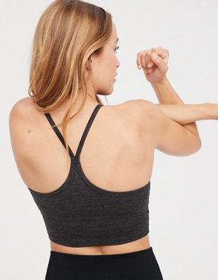 Aerie Seamless Padded Longline Racerback Bralette