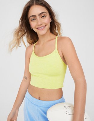 OFFLINE By Aerie The Hugger Bra deportivo de línea larga con espalda deportiva