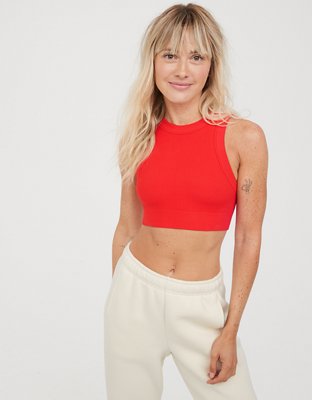 Buy OFFLINE By Aerie Real Me Xtra High Neck Sports Bra online