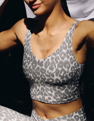 OFFLINE By Aerie Real Me Low Key Longline Sports Bra