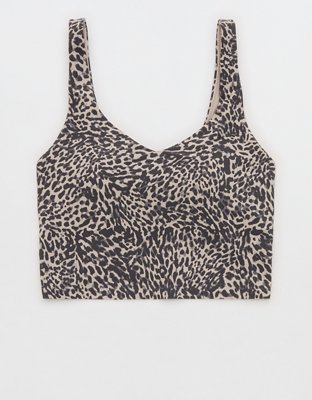 OFFLINE By Aerie Real Me Low Key Longline Sports Bra