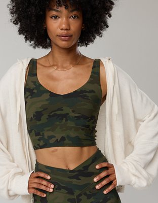 OFFLINE By Aerie Real Me Low Key Longline Sports Bra
