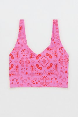 OFFLINE Printed Square Neck Sports Bra