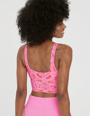 OFFLINE By Aerie Real Me Low Key Longline Sports Bra