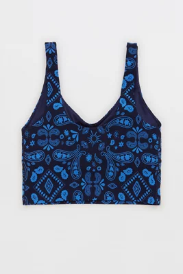OFFLINE By Aerie Real Me Low Key Longline Sports Bra